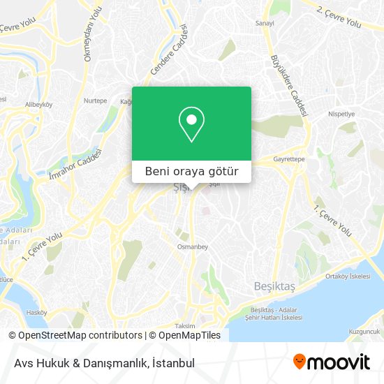 Avs Hukuk & Danışmanlık harita