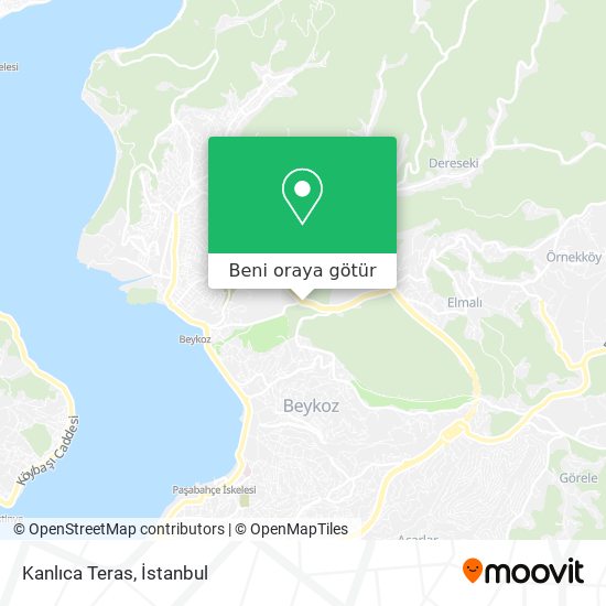 Kanlıca Teras harita