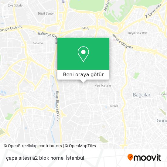 çapa sitesi a2 blok home harita