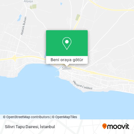 Silivri Tapu Dairesi harita