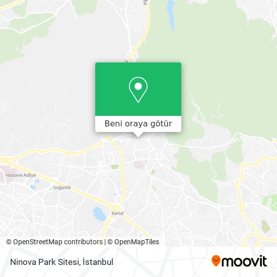 Ninova Park Sitesi harita