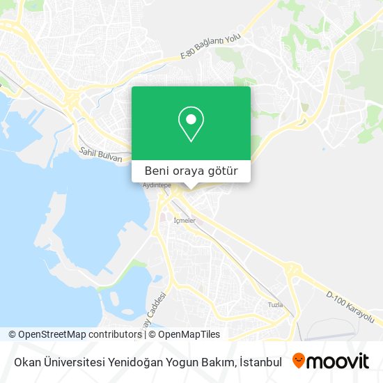 Okan Üniversitesi Yenidoğan Yogun Bakım harita