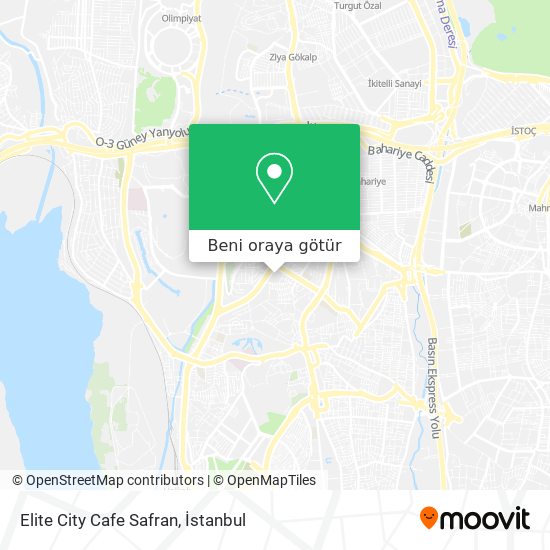 Elite City Cafe Safran harita