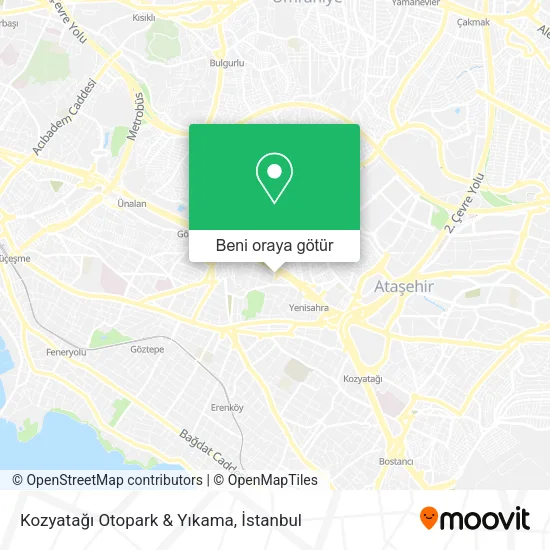 Kozyatağı Otopark & Yıkama harita