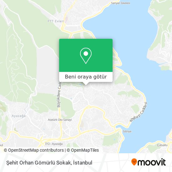 Şehit Orhan Gömürlü Sokak harita
