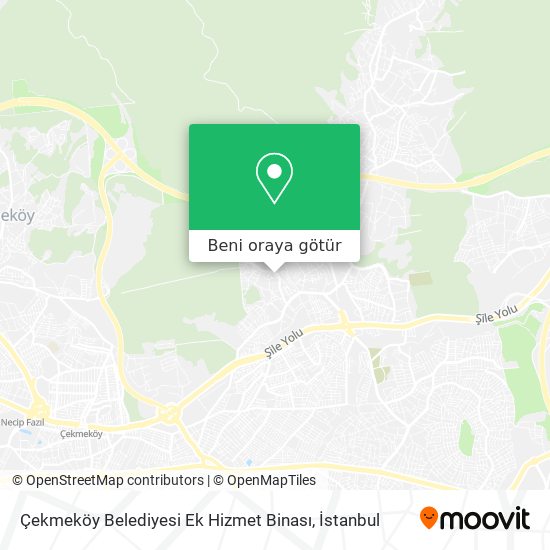 Çekmeköy Belediyesi Ek Hizmet Binası harita