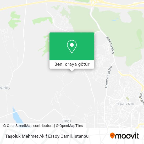 Taşoluk Mehmet Akif Ersoy Camii harita