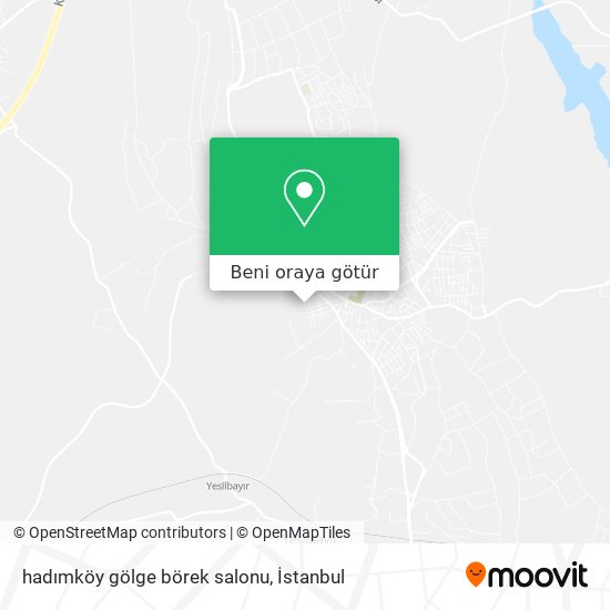 hadımköy gölge börek salonu harita