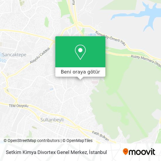 Setkim Kimya Divortex Genel Merkez harita