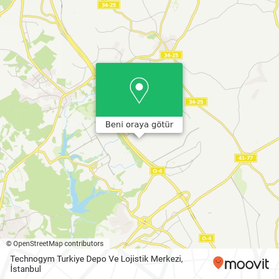 Technogym Turkiye Depo Ve Lojistik Merkezi harita