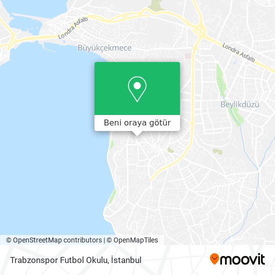 Trabzonspor Futbol Okulu harita