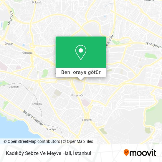 Kadıköy Sebze Ve Meyve Hali harita