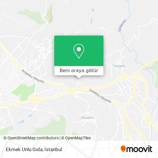 Ekmek Unlu Gıda harita