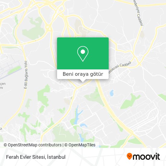 Ferah Evler Sitesi harita