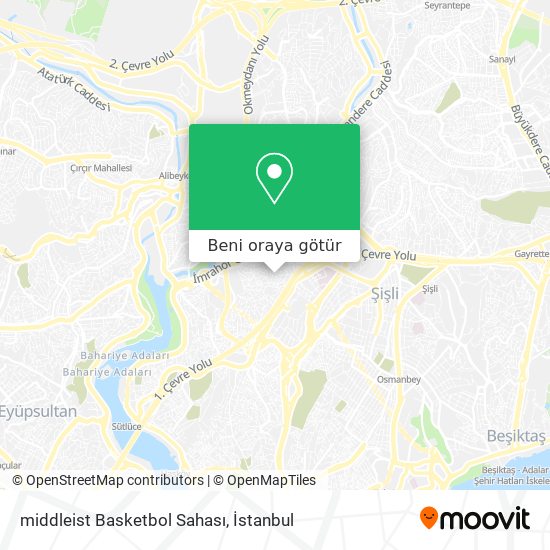 middleist Basketbol Sahası harita