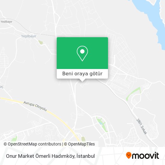 Onur Market Ömerli Hadımköy harita