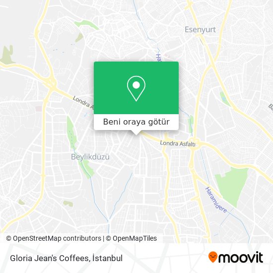 Gloria Jean's Coffees harita