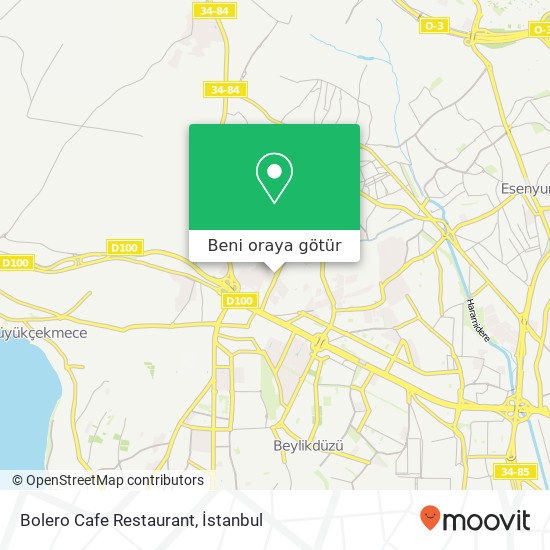 Bolero Cafe Restaurant harita