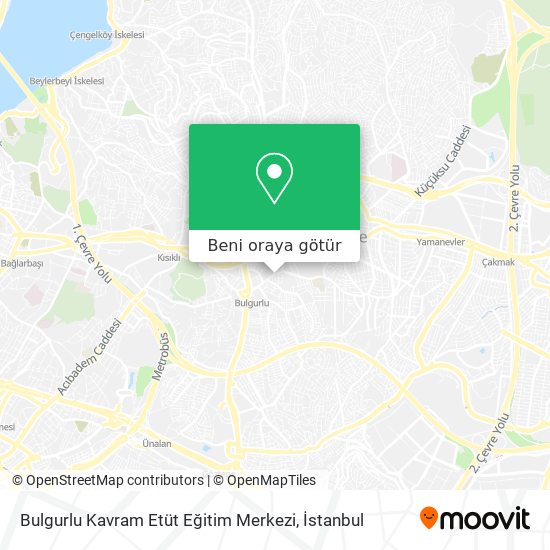 Bulgurlu Kavram Etüt Eğitim Merkezi harita