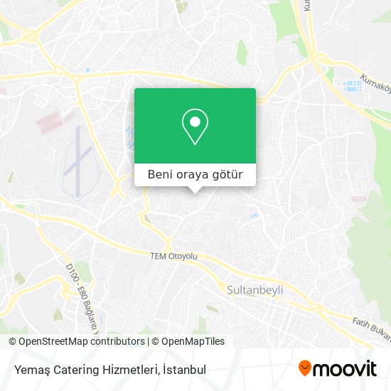 Yemaş Cateri̇ng Hi̇zmetleri̇ harita
