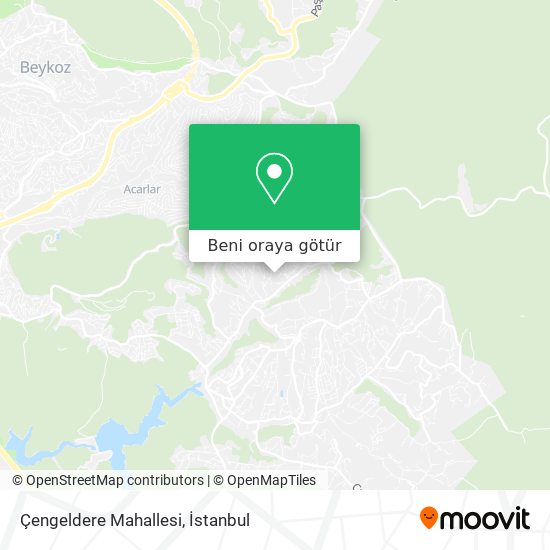 Çengeldere Mahallesi harita
