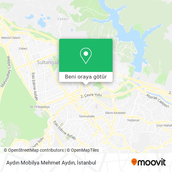 Aydın Mobilya Mehmet Aydın harita