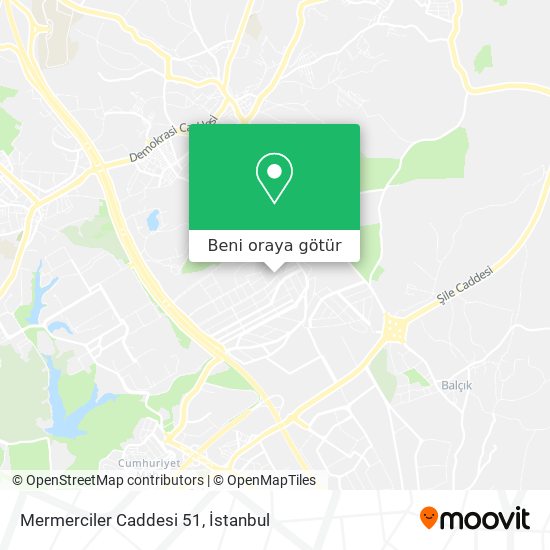 Mermerciler Caddesi 51 harita