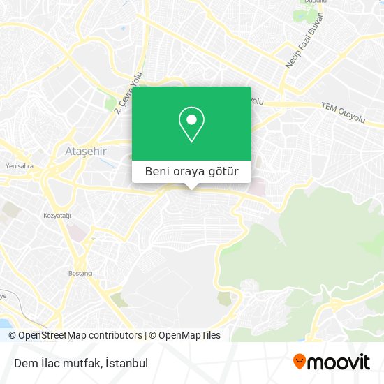 Dem İlac mutfak harita