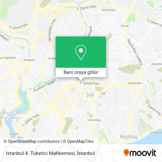 Istanbul 4. Tuketici Mahkemesi harita
