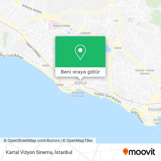 Kartal Vizyon Sinema harita