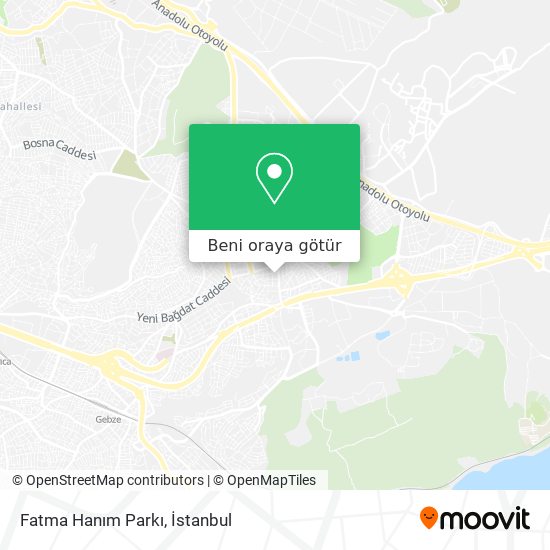 Fatma Hanım Parkı harita