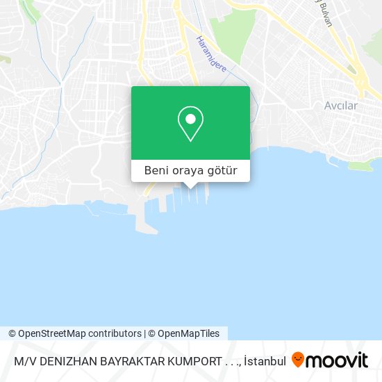 M / V DENIZHAN BAYRAKTAR KUMPORT . . . harita