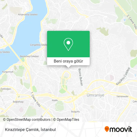 Kirazlıtepe Çamlık harita