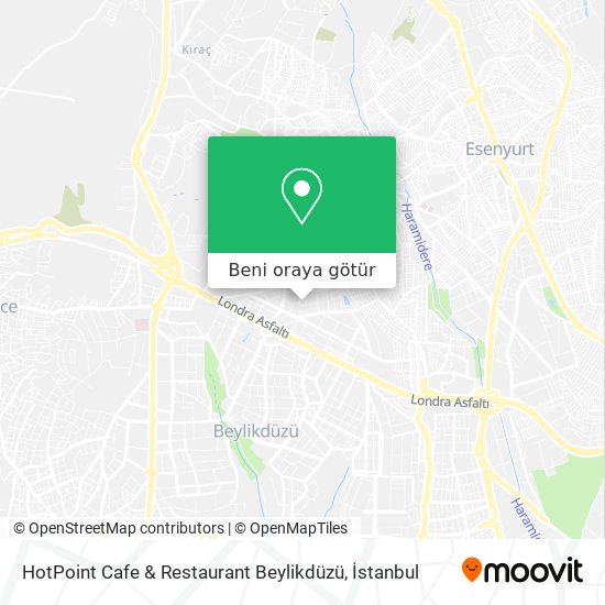 HotPoint Cafe & Restaurant Beylikdüzü harita