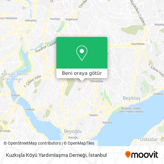 Kuzkışla Köyü Yardımlaşma Derneği harita