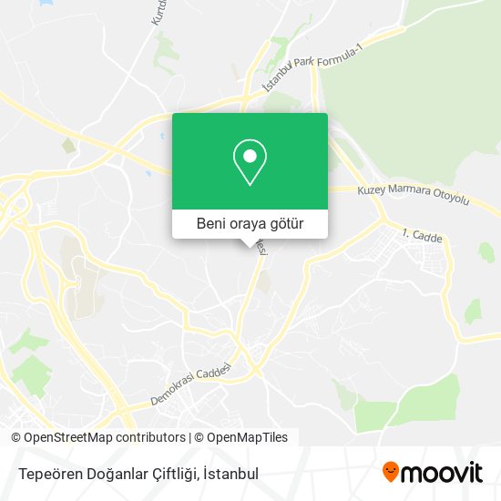 Tepeören Doğanlar Çiftliği harita