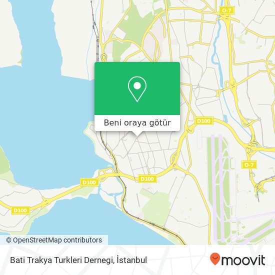 Bati Trakya Turkleri Dernegi harita