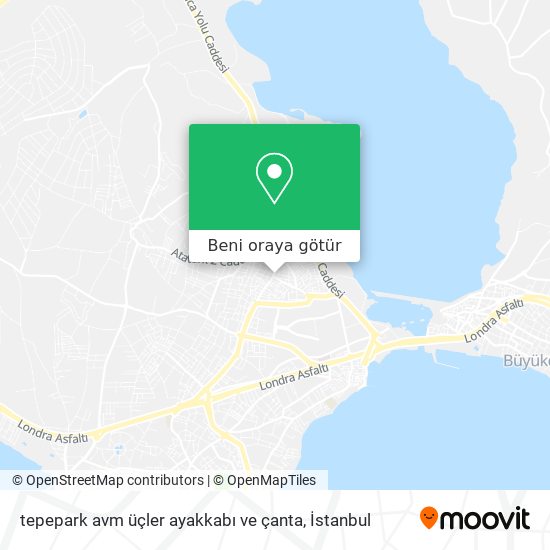 tepepark avm üçler ayakkabı ve çanta harita