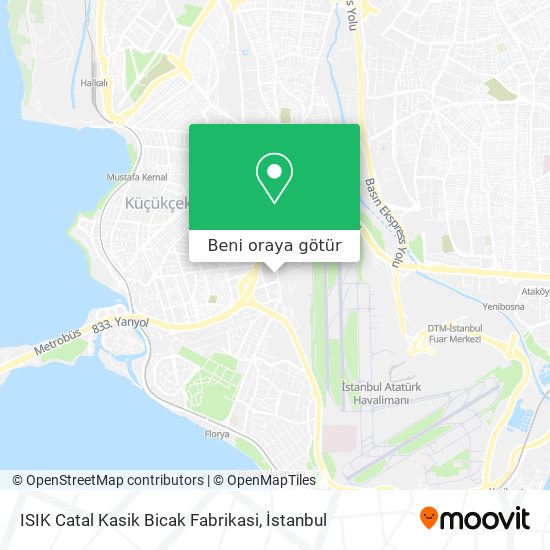 ISIK Catal Kasik Bicak Fabrikasi harita
