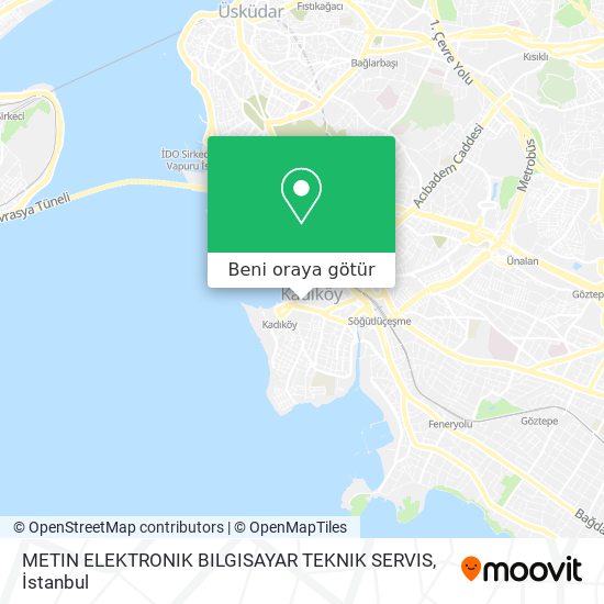 METIN ELEKTRONIK BILGISAYAR TEKNIK SERVIS harita