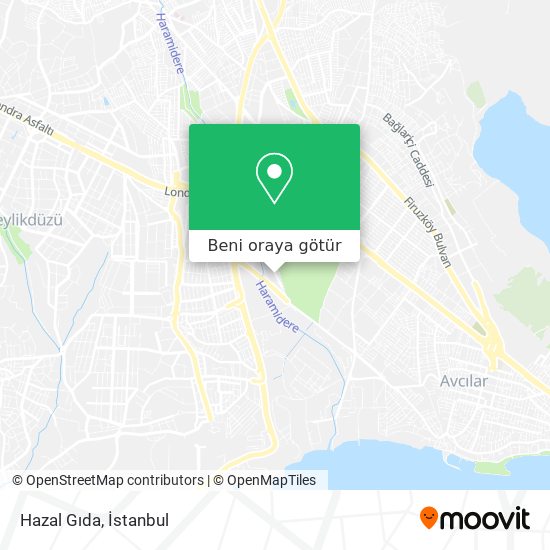 Hazal Gıda harita