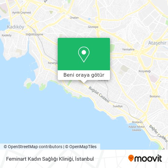 Feminart Kadın Sağlığı Kliniği harita