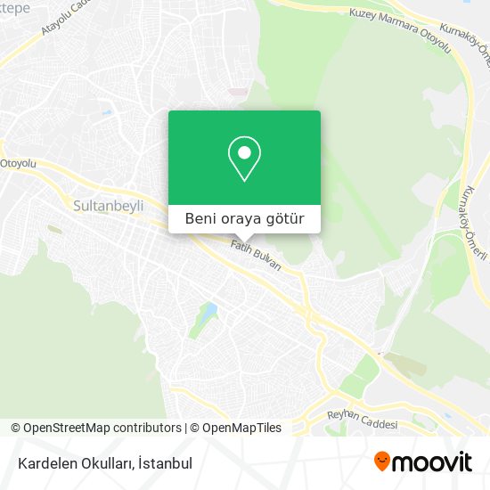 Kardelen Okulları harita