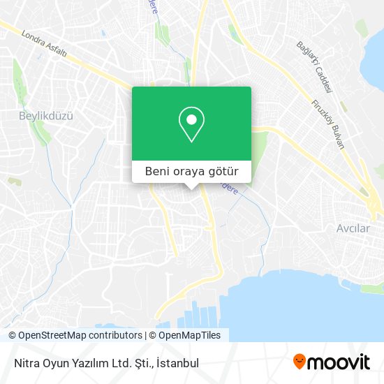 Nitra Oyun Yazılım Ltd. Şti. harita
