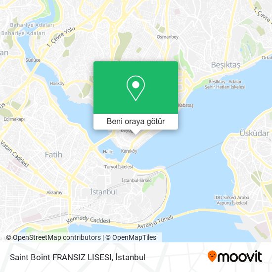 Saint Boint FRANSIZ LISESI harita