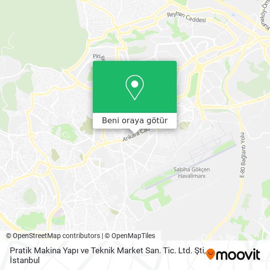 Pratik Makina Yapı ve Teknik Market San. Tic. Ltd. Şti harita