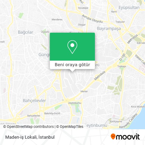 Maden-iş Lokali harita
