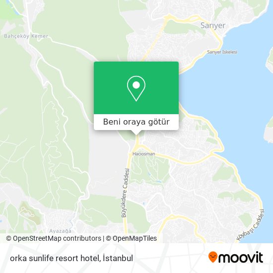 orka sunlife resort hotel harita