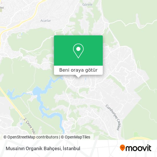 Musa'nın Organik Bahçesi harita