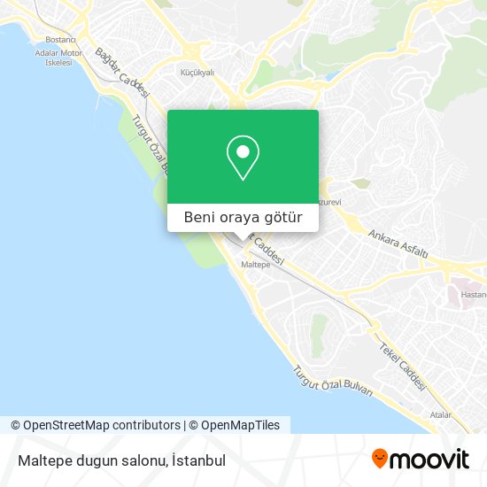 Maltepe dugun salonu harita